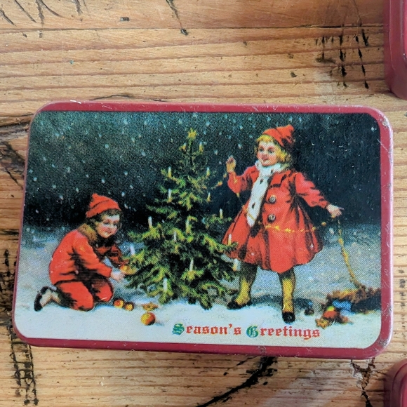 Vintage 1990's Christmas Mint Tins - Picture 13 of 14